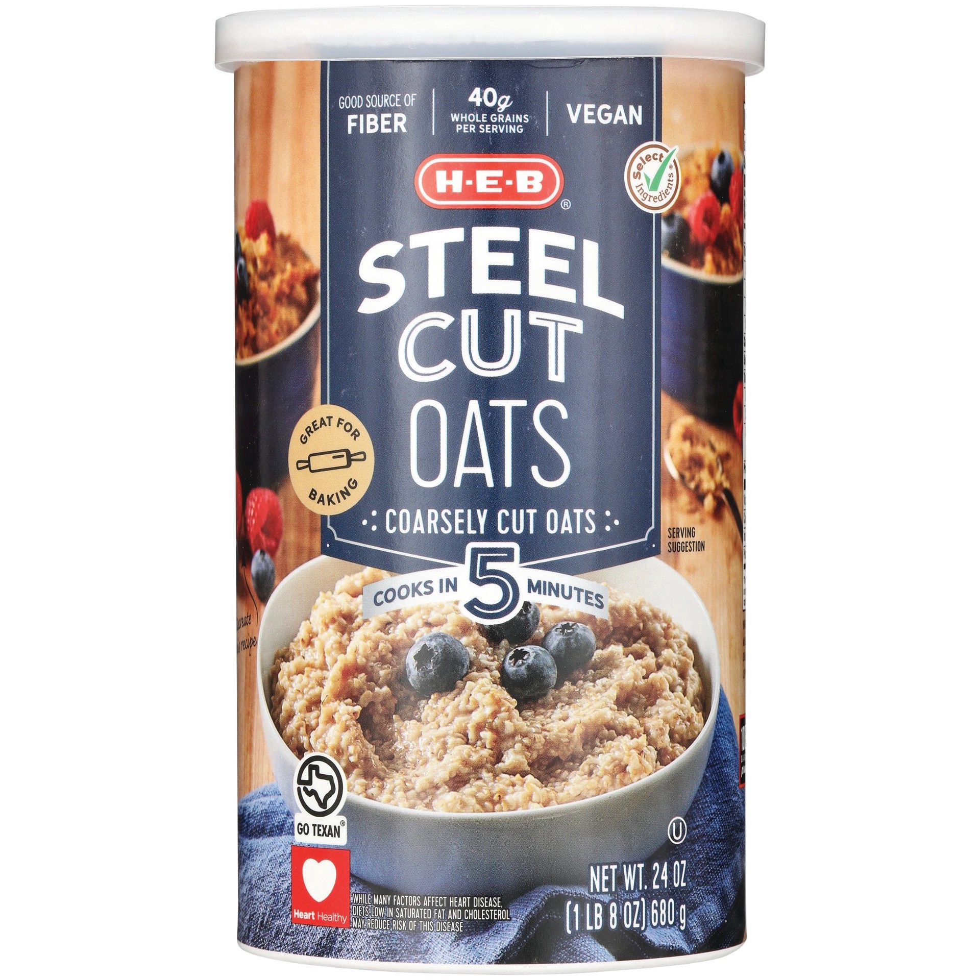 slide 1 of 1, H-B Quick And Easy Steel Cut Oats - 24 oz, 24 oz