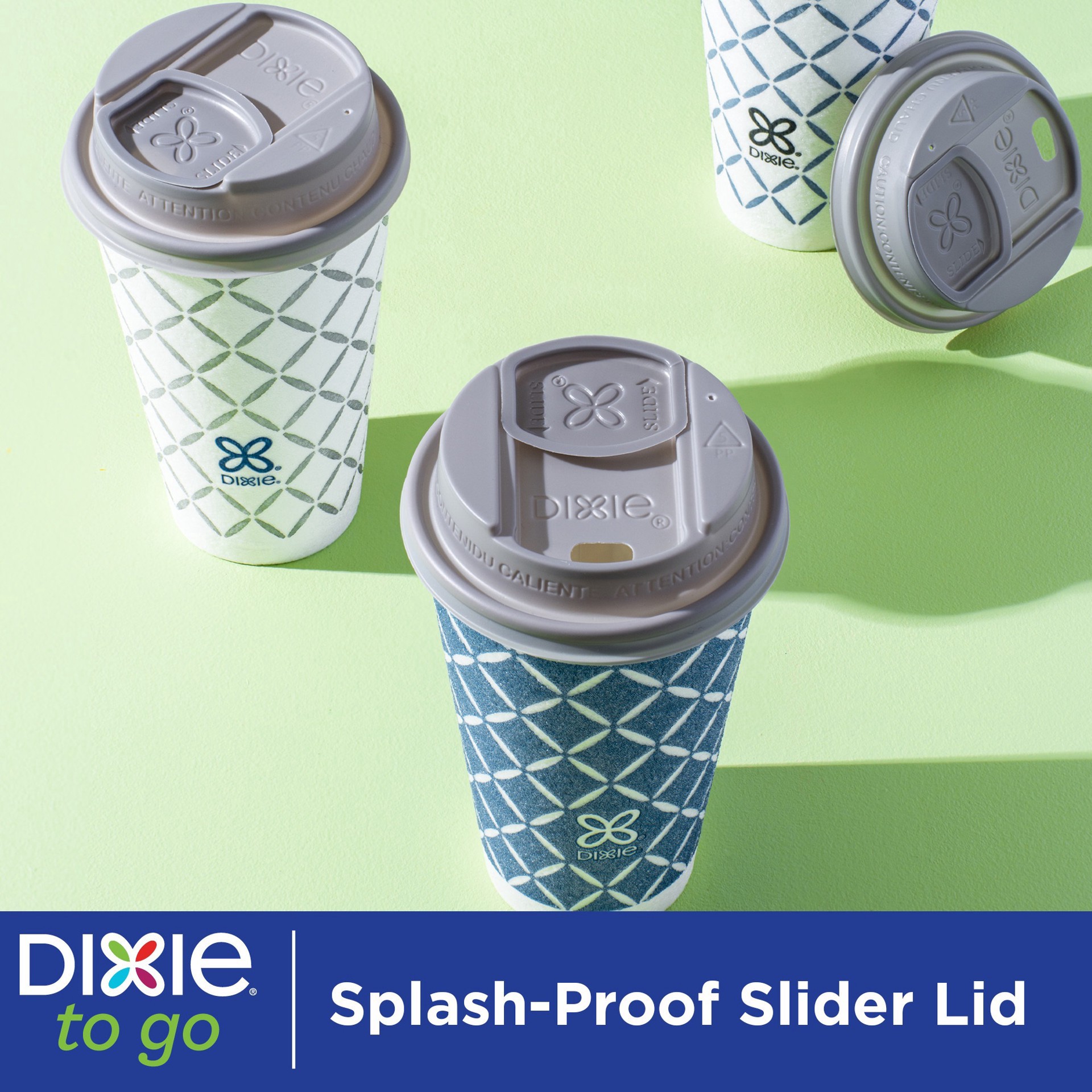 slide 23 of 27, Dixie To Go 16 Oz Paper Cups And Lids, 18 Count, 18 ct