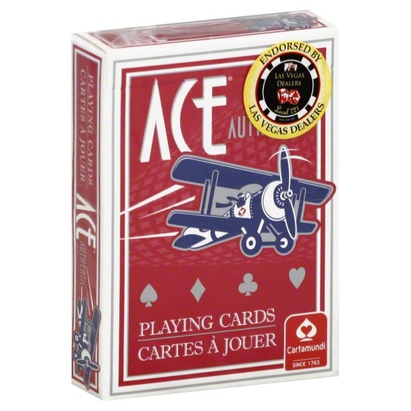 slide 1 of 1, Ace Authentic Playing Cards, 1 ct
