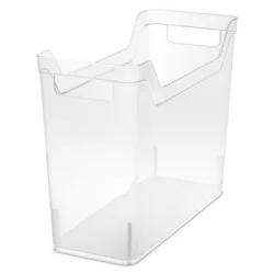 Sterilite Small File Bin - Clear