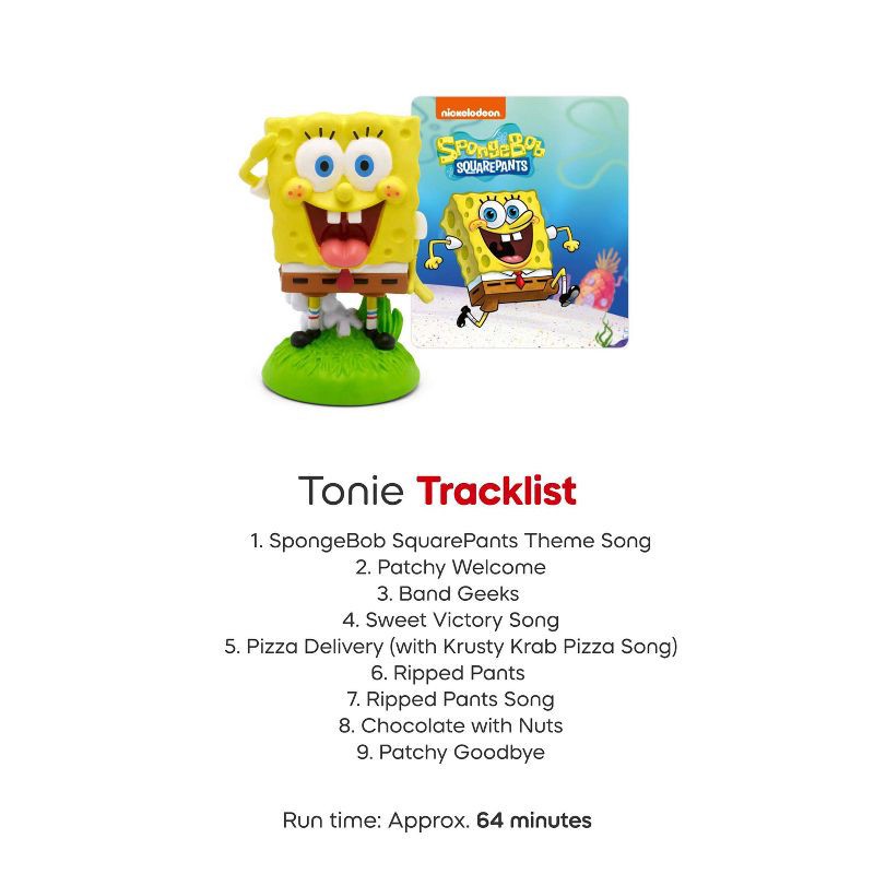slide 6 of 7, tonies Spongebob Tonie Figurine: Educational Storybook for Creative Thinking & Music, 1 ct