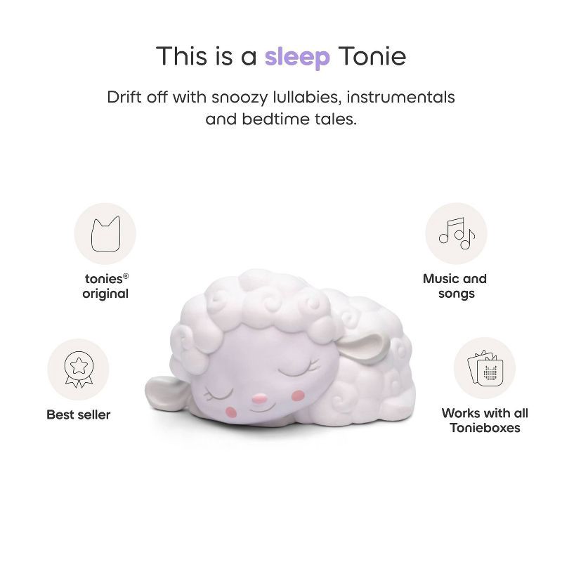 slide 5 of 8, tonies Sleepy Friends: Lullabies with Sleepy Sheep Tonie Figurine, 1 ct