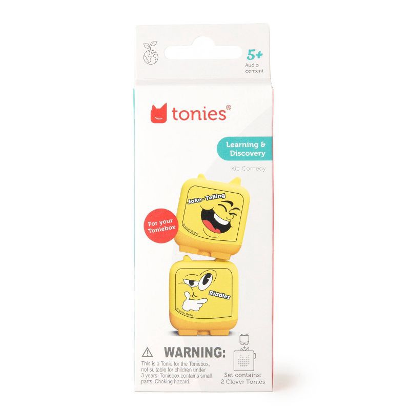 slide 2 of 8, tonies Kids Comedy: Joke Telling and Riddles Clever Tonies - 2pk Set, 2 ct