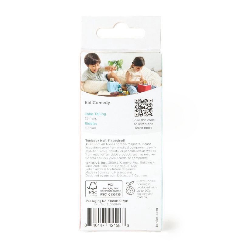 slide 8 of 8, tonies Kids Comedy: Joke Telling and Riddles Clever Tonies - 2pk Set, 2 ct