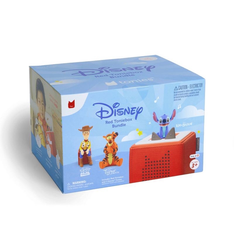 slide 2 of 9, tonies Disney Tigger, Woody and Stitch Toniebox 1 Bundle - Red, 1 ct