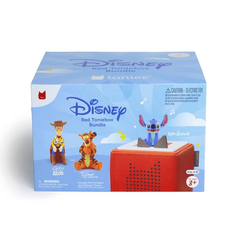 slide 8 of 9, tonies Disney Tigger, Woody and Stitch Toniebox 1 Bundle - Red, 1 ct
