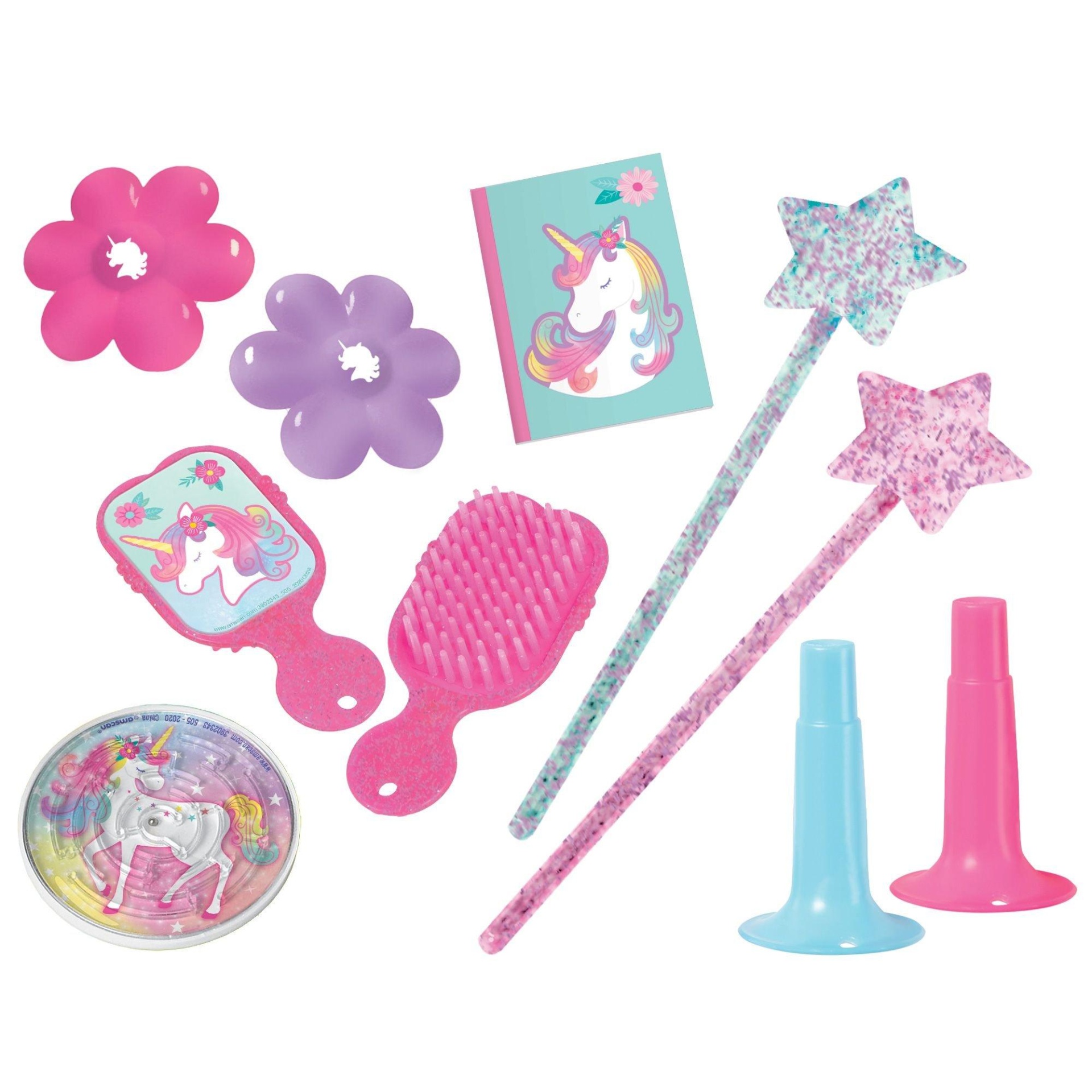 slide 1 of 1, Party City Enchanted Unicorn Favor Pack, 48 ct