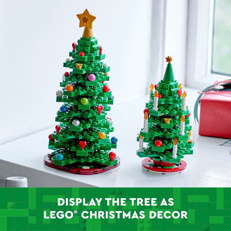 slide 5 of 5, LEGO Christmas Tree Building Set 40573, 1 ct