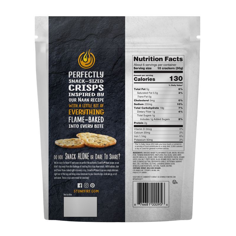 slide 2 of 9, Stonefire Everything Crisps - 6oz, 6 oz