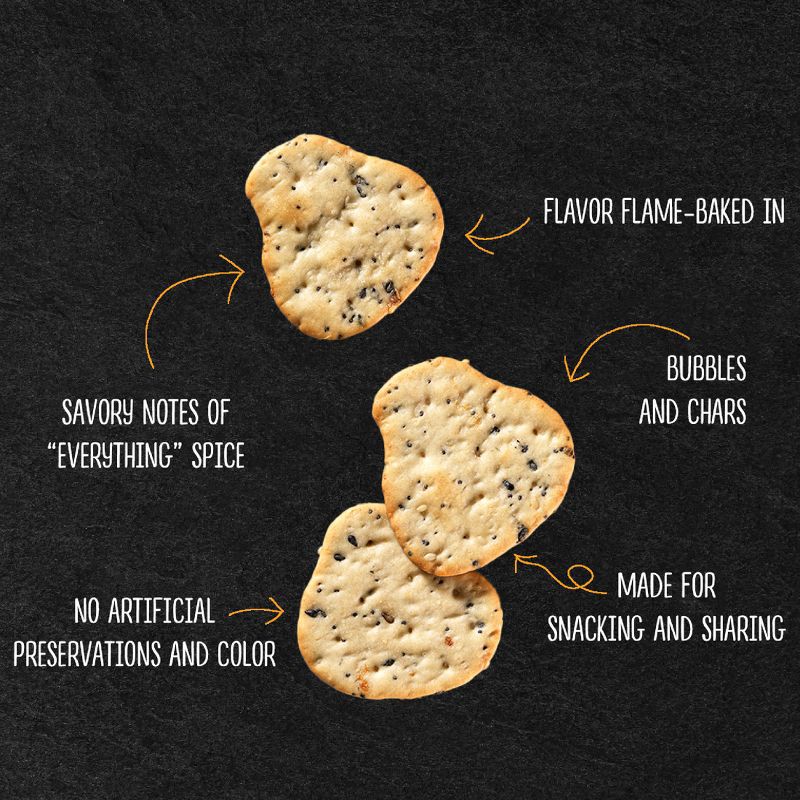 slide 3 of 9, Stonefire Everything Crisps - 6oz, 6 oz