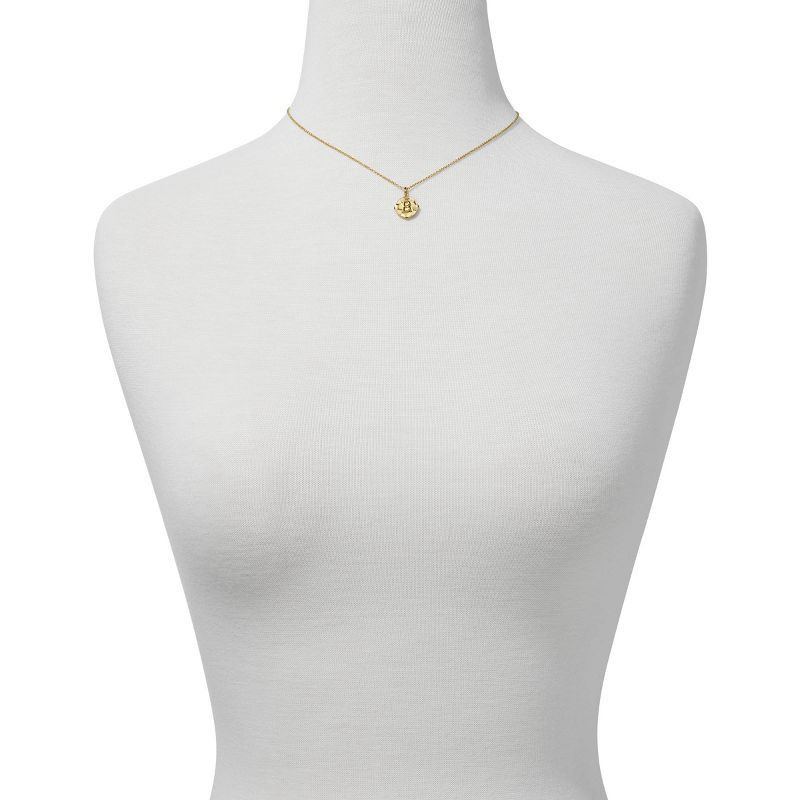 slide 3 of 4, Kendra Scott Initial "B" Pendant Necklace - Gold: 14K Gold Over Brass, Lobster Claw Clasp, 19" Length, Slide Closure, 1 ct