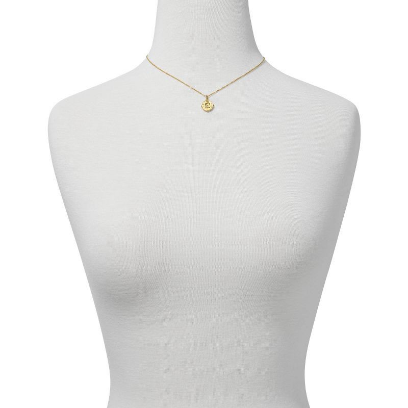 slide 3 of 4, Kendra Scott Initial "C" Pendant Necklace - Gold: 14K Gold Over Brass, Lobster Claw Clasp, 19" Length, 1 ct