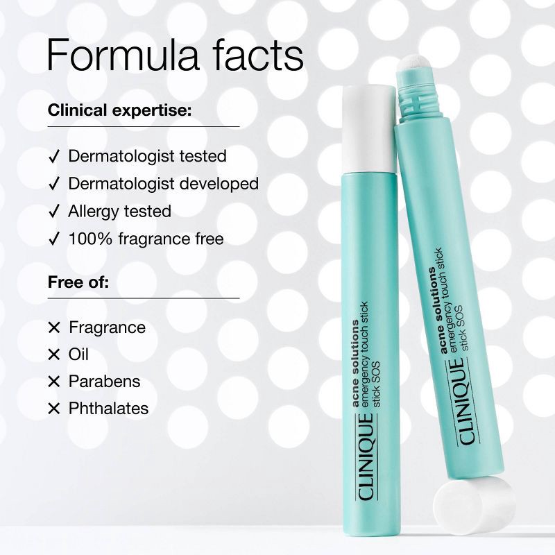 slide 6 of 8, Clinique Acne Solution Emergency Touch Stick - 0.5 fl oz - Ulta Beauty, 0.5 fl oz