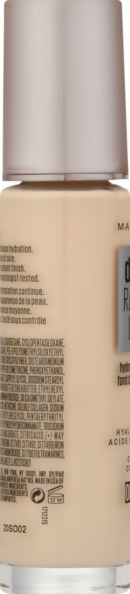 slide 7 of 9, Maybelline Dream Radiant Liquid Fair Ivory 08 Hydrating Foundation 1 fl oz, 1 fl oz