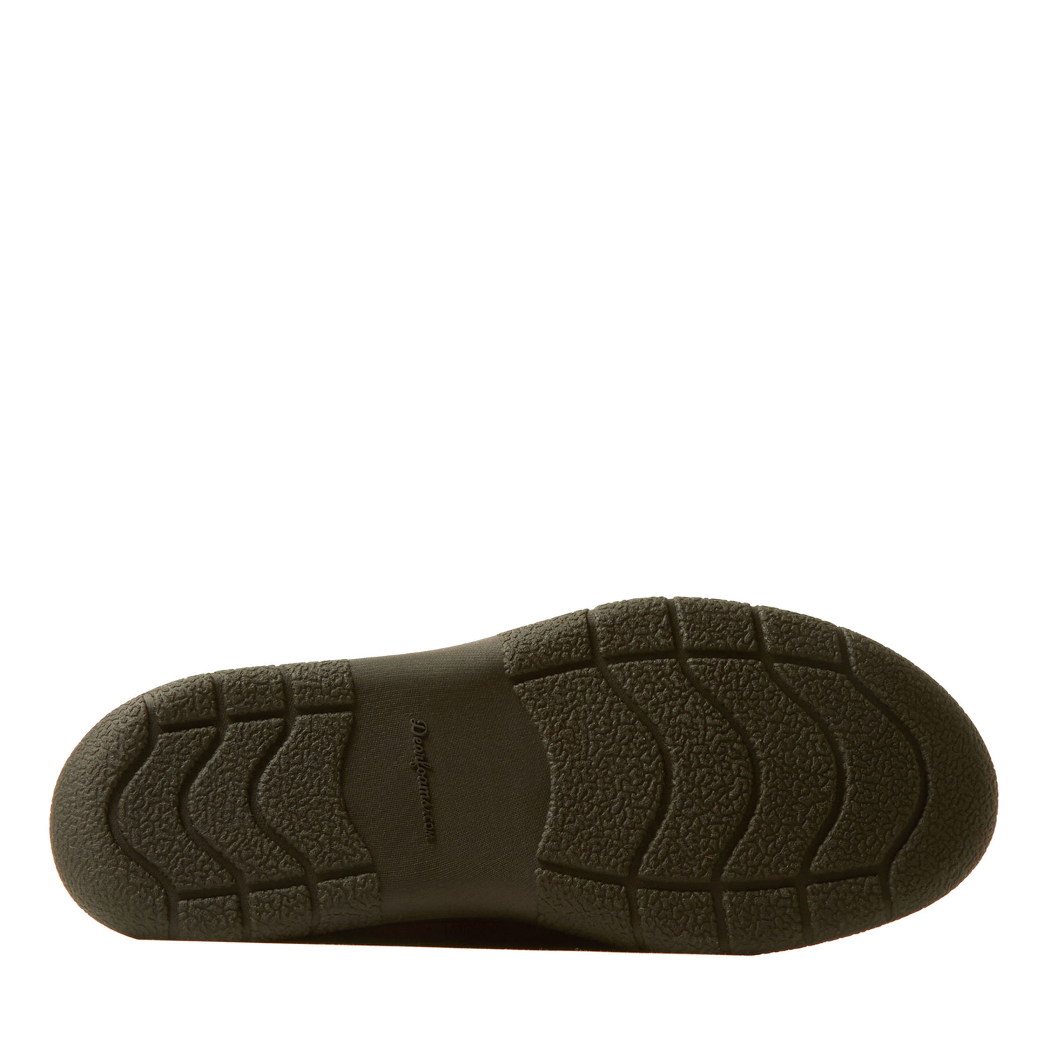 slide 3 of 5, Dearfoams Dawson Perforated Moccasin Slippers, Chestnut, Size Medium, 1 ct