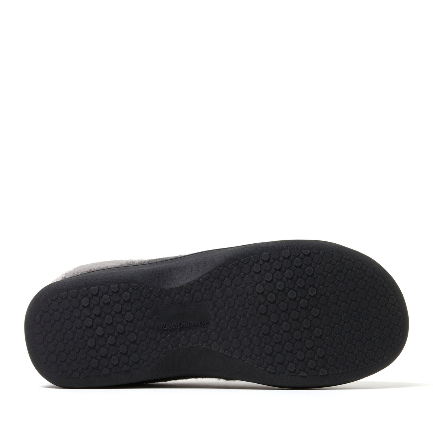 slide 3 of 6, Dearfoams Men's Dustin Felted Clog with Berber Collar Slippers, Grey, Size L, LG