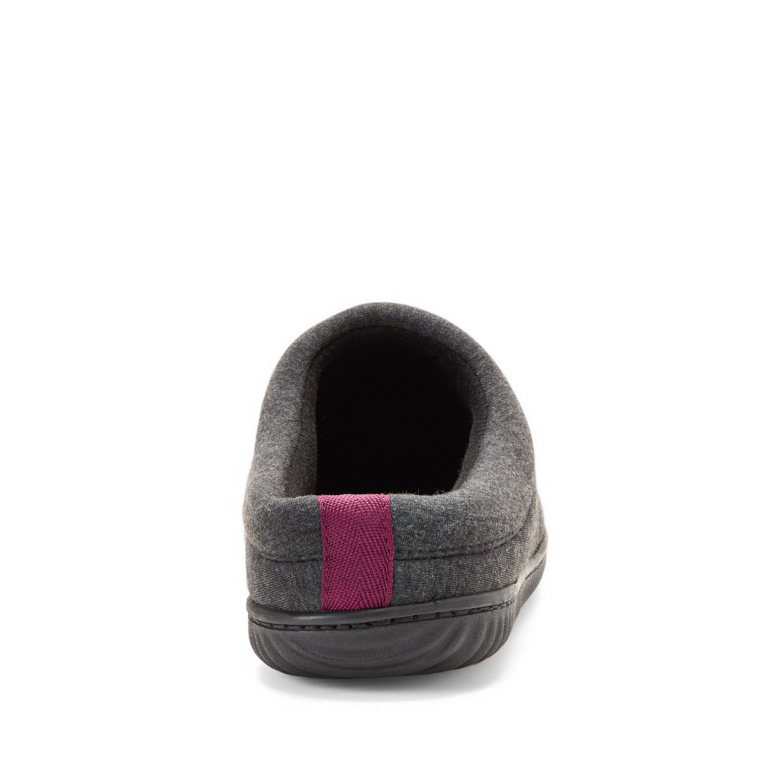 slide 2 of 6, Dearfoams Arlo Jersey Clog Slippers, Black, Size X-Large, XL