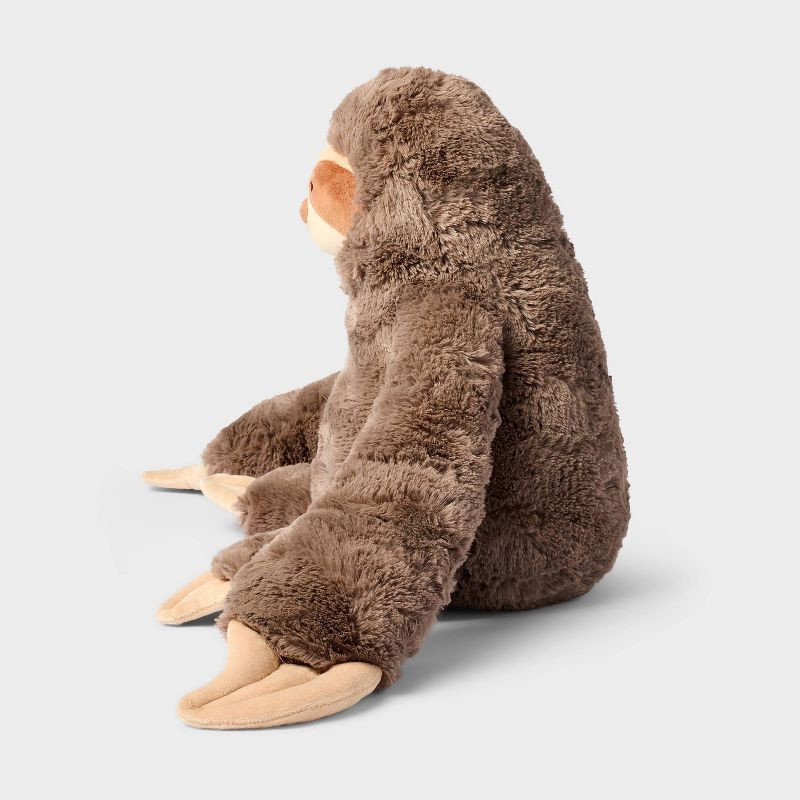 slide 3 of 5, 11" Sloth Stuffed Animal - Gigglescape™: Polyester, Zoo Animal, Ages 1+, 1 ct