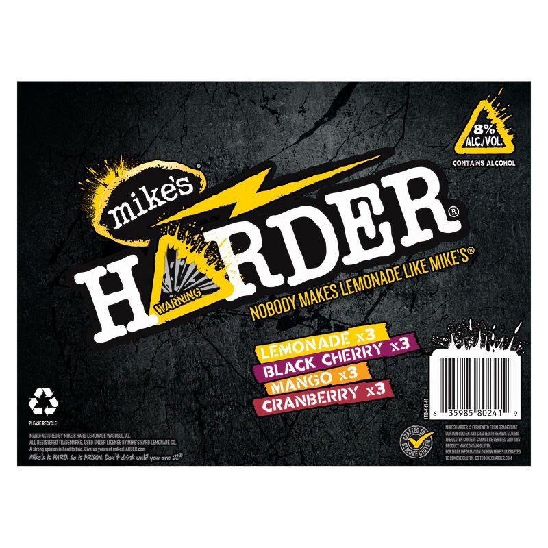 slide 14 of 14, Mike's Harder Variety - 12pk/12 fl oz Cans, 12 ct; 12 fl oz