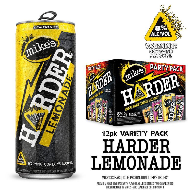 slide 5 of 14, Mike's Harder Variety - 12pk/12 fl oz Cans, 12 ct; 12 fl oz