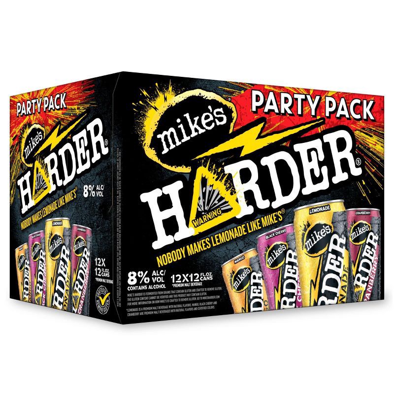 slide 9 of 14, Mike's Harder Variety - 12pk/12 fl oz Cans, 12 ct; 12 fl oz