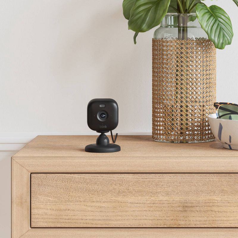 slide 2 of 5, Amazon Blink Mini 2 1080p Security Camera - 2pk - Black, 2 ct