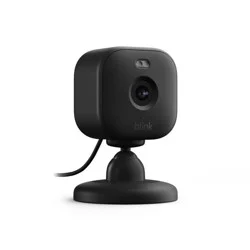 Amazon Blink Mini 2 1080p Security Camera with Built-in Mic - Black