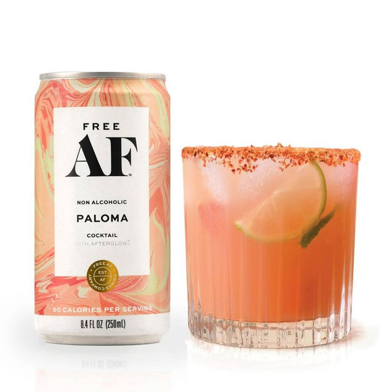 slide 5 of 6, Free AF Non-Alcoholic Paloma - 4pk/8.4 fl oz Cans, 4 ct; 8.4 fl oz