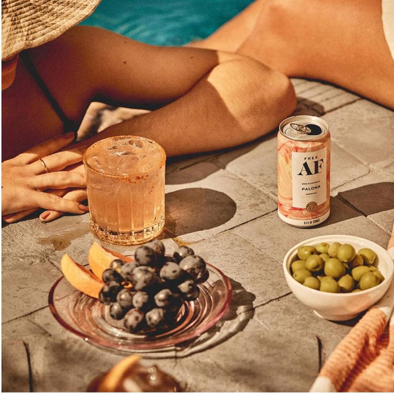 slide 6 of 6, Free AF Non-Alcoholic Paloma - 4pk/8.4 fl oz Cans, 4 ct; 8.4 fl oz
