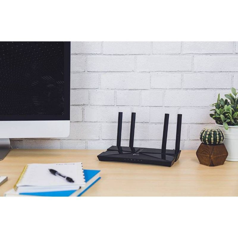 slide 5 of 11, TP-Link Archer AX1450 WiFi 6 Dual-Band Wireless Router: Gigabit Ethernet, WPA3 Security, 1 ct