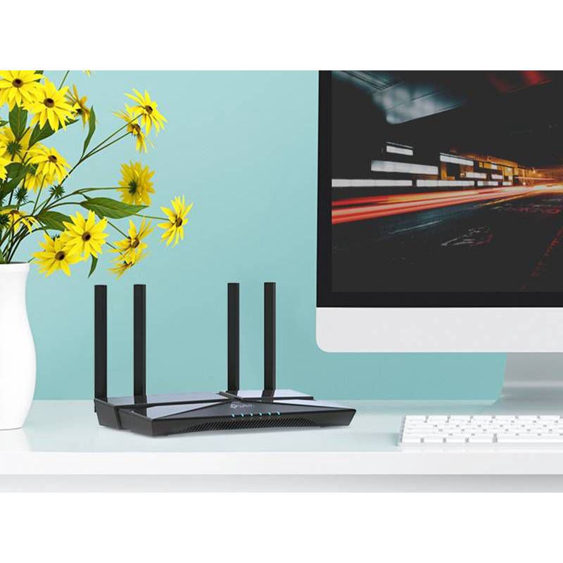 slide 9 of 11, TP-Link Archer AX1450 WiFi 6 Dual-Band Wireless Router: Gigabit Ethernet, WPA3 Security, 1 ct