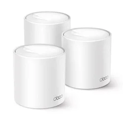 TP-Link AX1500 Whole Home Mesh Wi-Fi 6 3pk System: Gigabit Ethernet, Parental Controls
