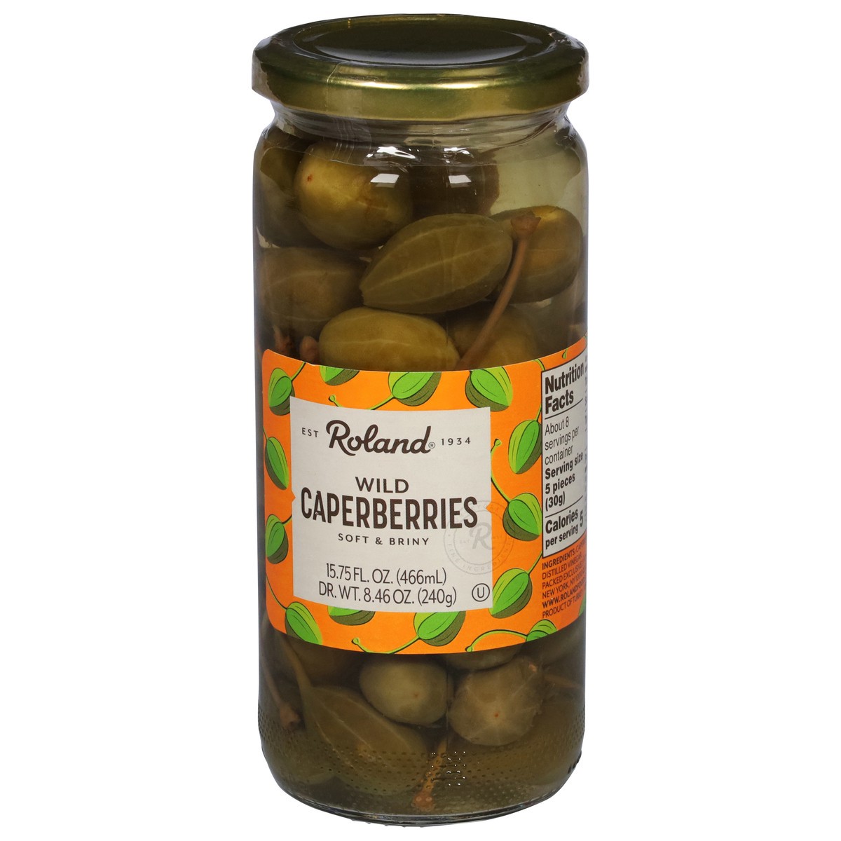 slide 6 of 14, Roland Wild Caperberries 15.75 fl oz, 15.75 fl oz