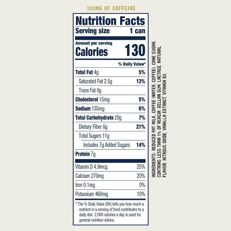 slide 12 of 12, La Colombe Vanilla Draft Latte - 11 fl oz Can, 11 fl oz