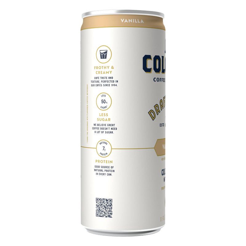 slide 6 of 12, La Colombe Vanilla Draft Latte - 11 fl oz Can, 11 fl oz