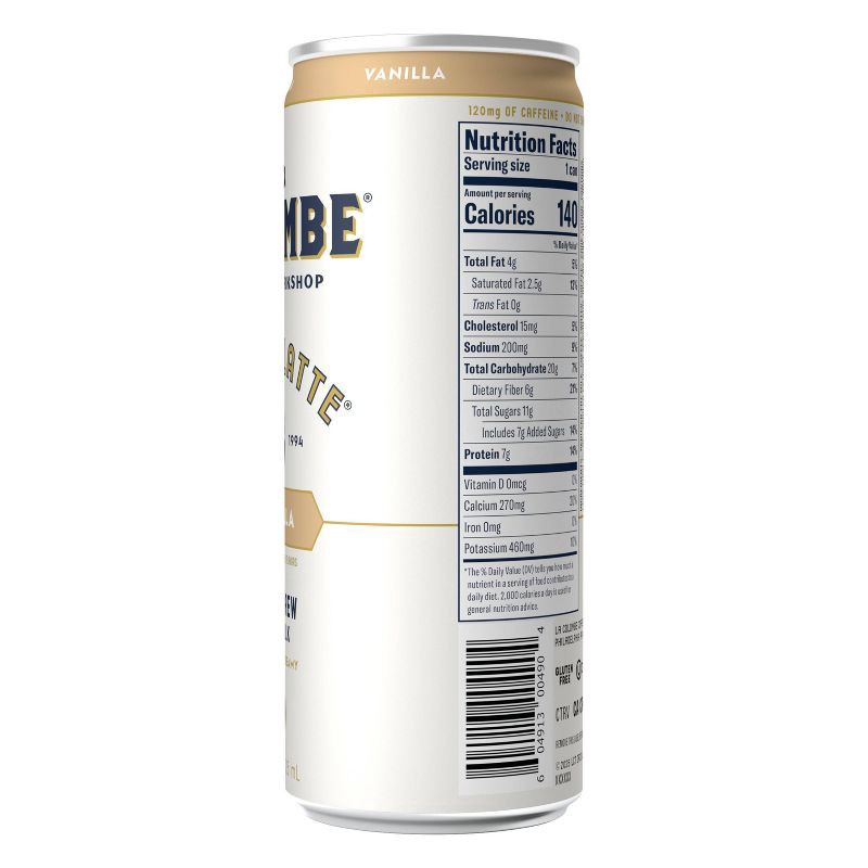 slide 7 of 12, La Colombe Vanilla Draft Latte - 11 fl oz Can, 11 fl oz