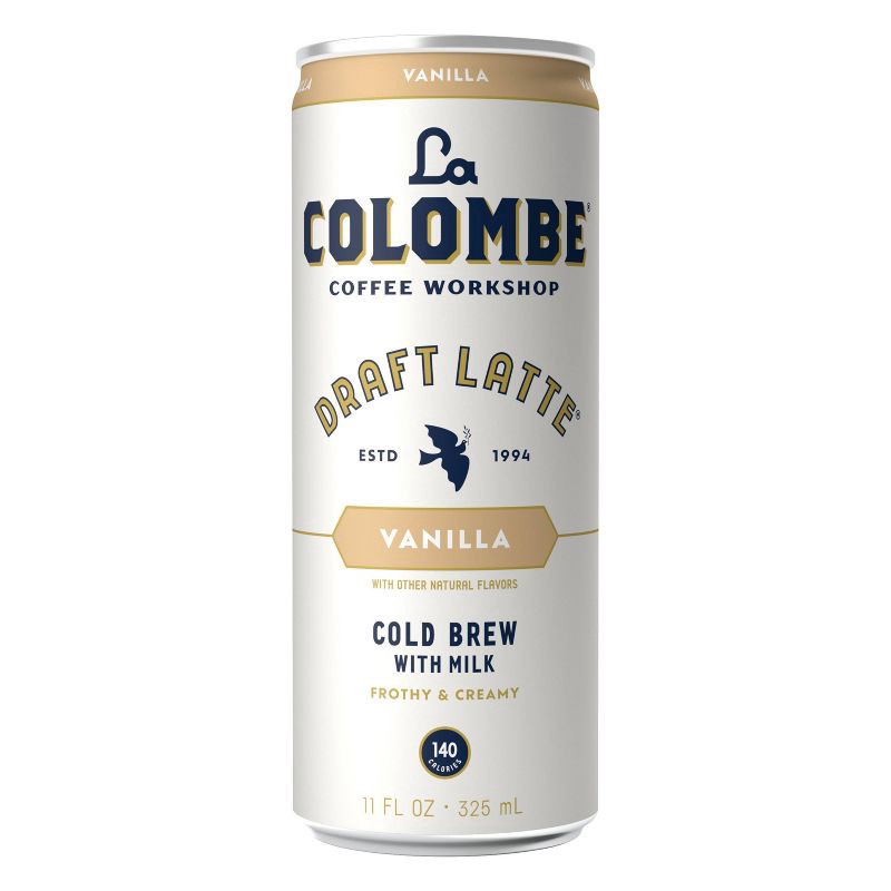slide 1 of 12, La Colombe Vanilla Draft Latte - 11 fl oz Can, 11 fl oz