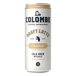 La Colombe Vanilla Draft Latte - 11 fl oz Can