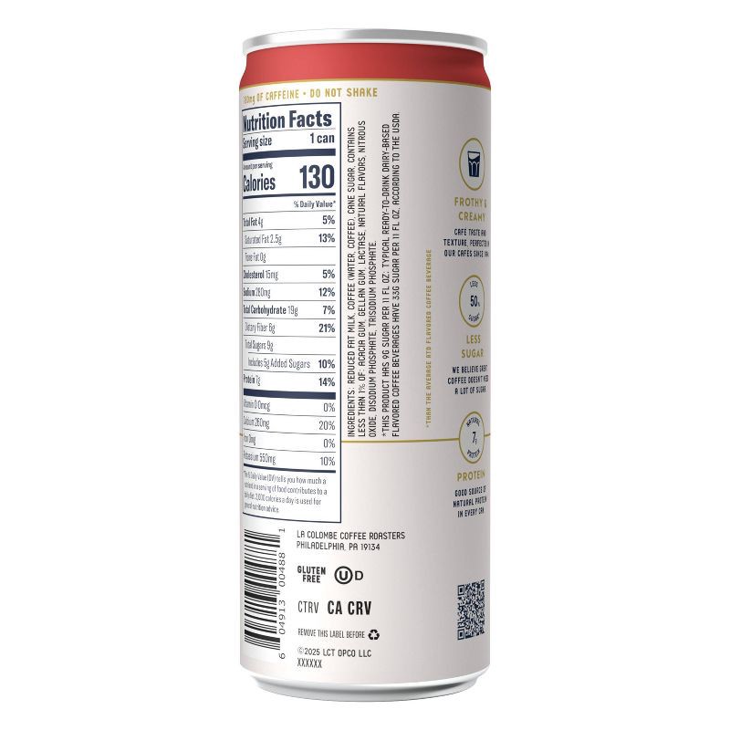 slide 7 of 12, La Colombe Triple Draft Latte - 11 fl oz Can, 11 fl oz
