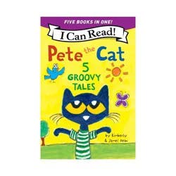 Harper Collins Pete the Cat: 5 Groovy Tales - (I Can Read Level 1) by James Dean & Kimberly Dean (Paperback)