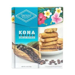 Diamond Bakery Kona Coffee Hawaiian Shortbread Cookies 4.4oz/12ct