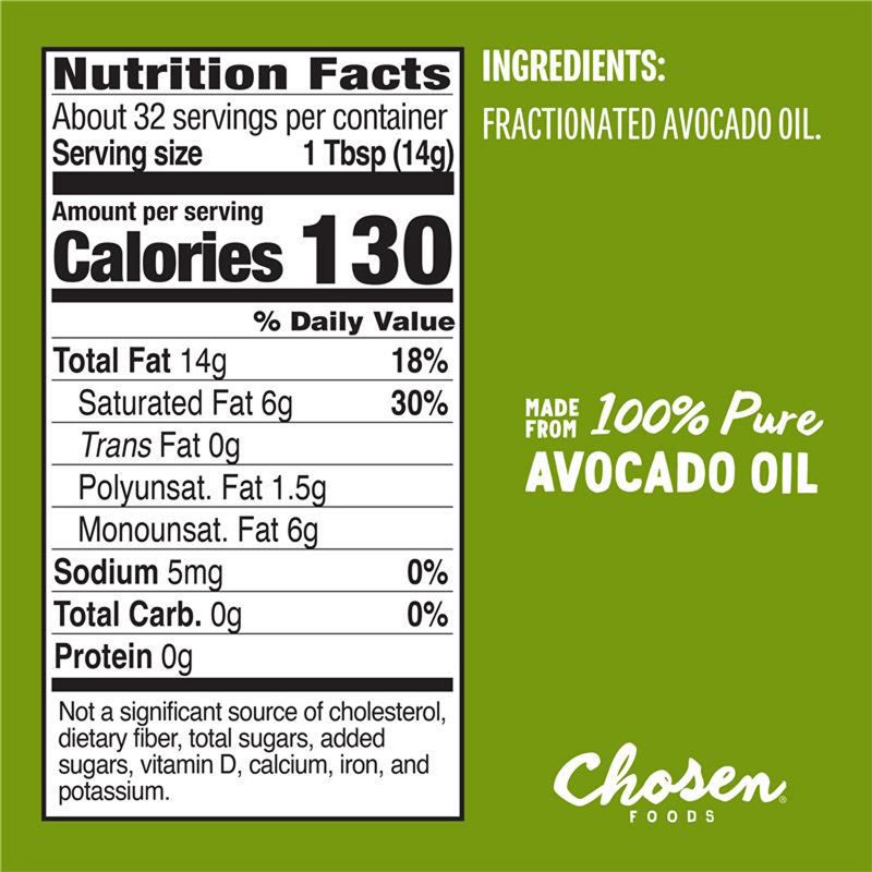 slide 7 of 8, Chosen Foods Shortening Oil - 16oz, 16 oz