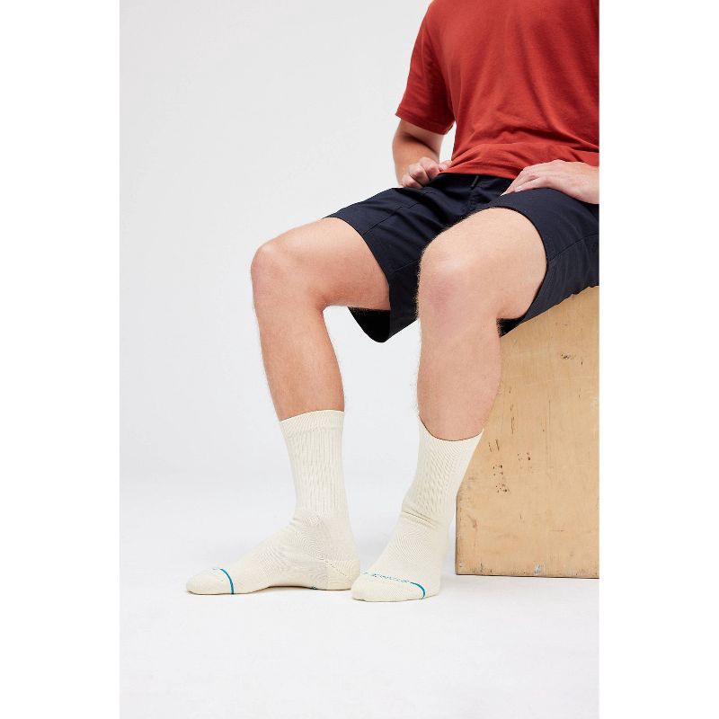 slide 4 of 7, STANCE Men's Quick Stop Tie-Dye Crew Socks 2pk - Gray 6-12, 2 ct