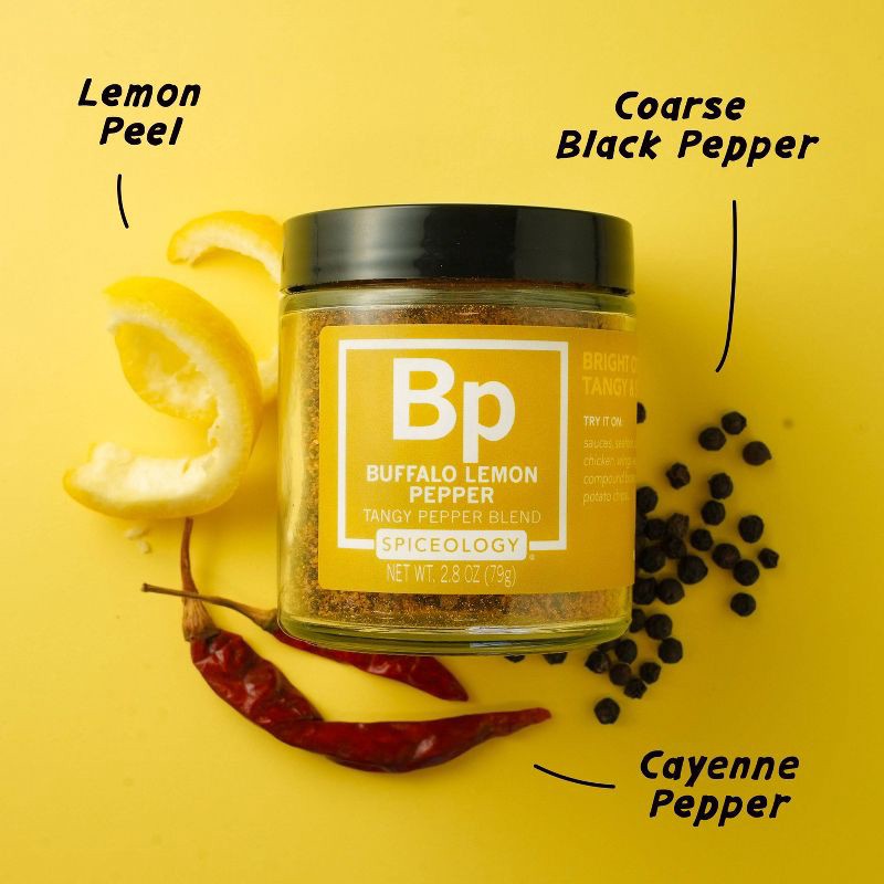 slide 4 of 10, Spiceology Buffalo Lemon Pepper All Purpose Blend - 2.8oz, 2.8 oz