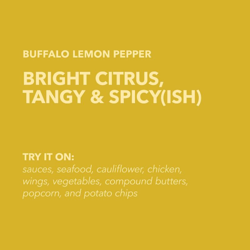 slide 6 of 10, Spiceology Buffalo Lemon Pepper All Purpose Blend - 2.8oz, 2.8 oz