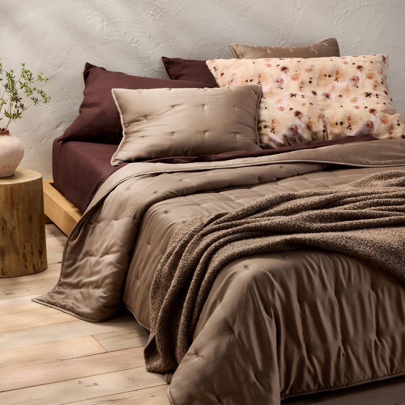 slide 2 of 5, King Rayon from Bamboo Quilt Fig - Casaluna™, 1 ct