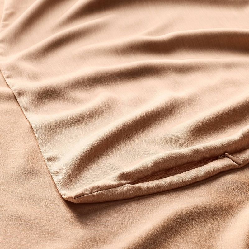 slide 5 of 6, Full/Queen Rayon from Bamboo Duvet Set Light Adobe Clay - Casaluna™, 1 ct
