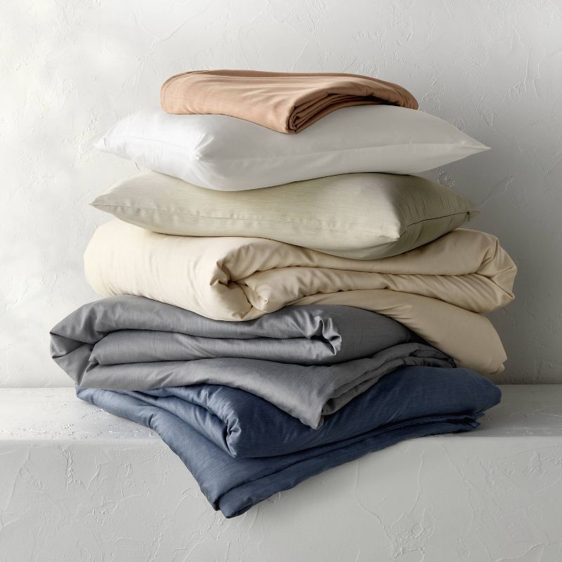 slide 6 of 6, Full/Queen Rayon from Bamboo Duvet Set Light Adobe Clay - Casaluna™, 1 ct
