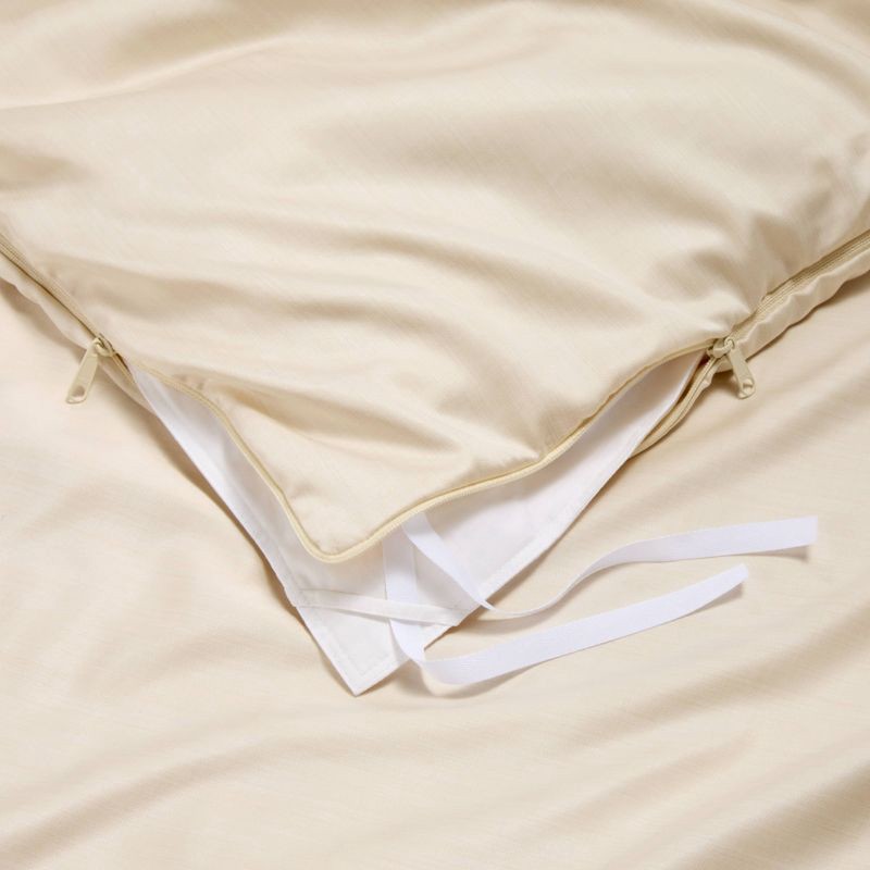 slide 4 of 6, Full/Queen Rayon from Bamboo Duvet Set Natural - Casaluna™, 1 ct