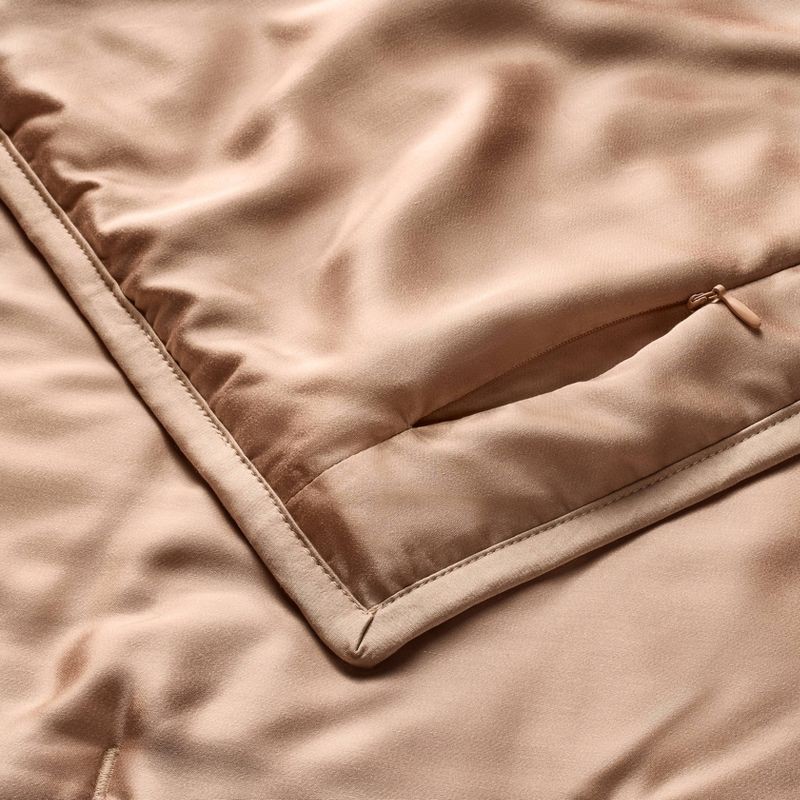slide 3 of 3, Standard Rayon from Bamboo Quilt Pillow Sham Adobe Clay - Casaluna™, 1 ct